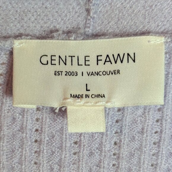 Gentle Fawn Mia V-Neck Pullover | Lavender | Women’s L - Picture 8 of 9
